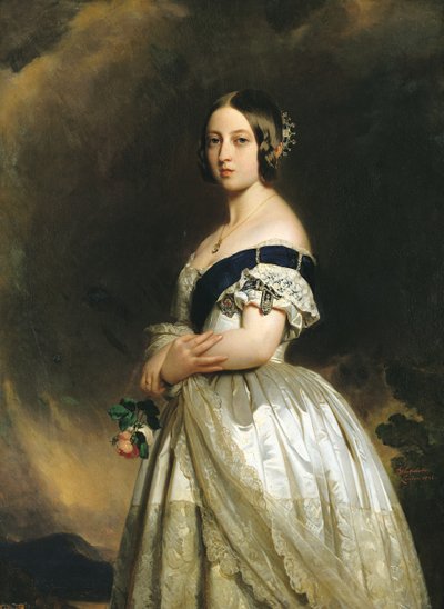 Koningin Victoria (1837-1901) door Franz Xaver Winterhalter